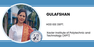 Xavier Institute of Polytechnic and Technology, HOD EEE Dept.: Gulafshan Interview